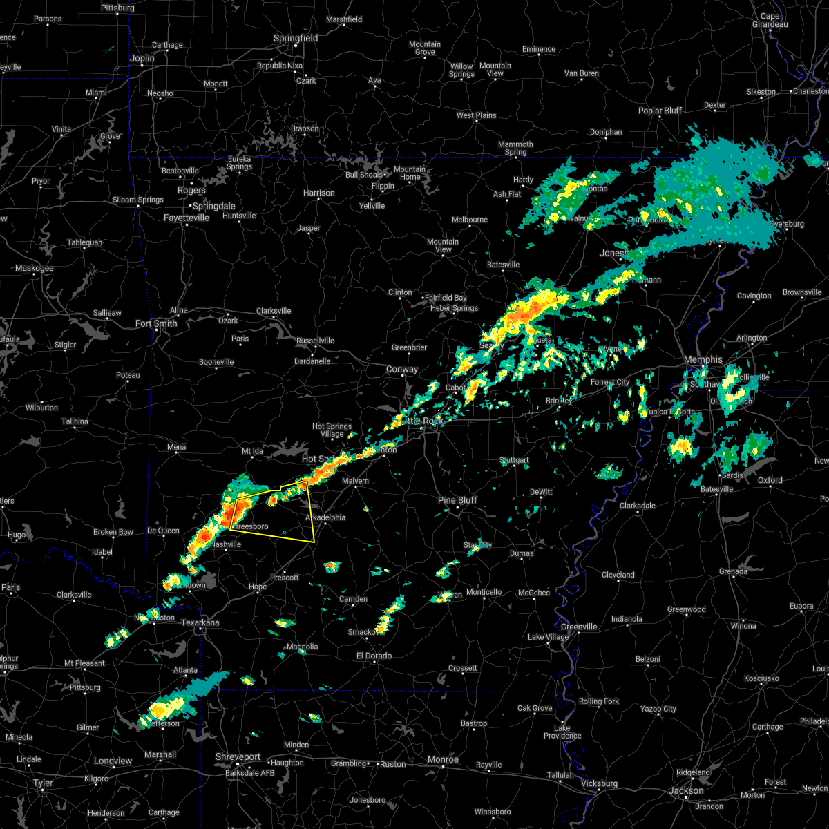 Interactive Hail Maps Hail Map for Murfreesboro, AR