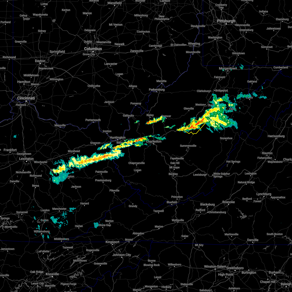 Interactive Hail Maps Hail Map for Gassaway, WV