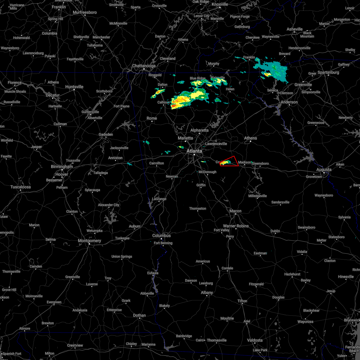 Interactive Hail Maps Hail Map for Covington, GA