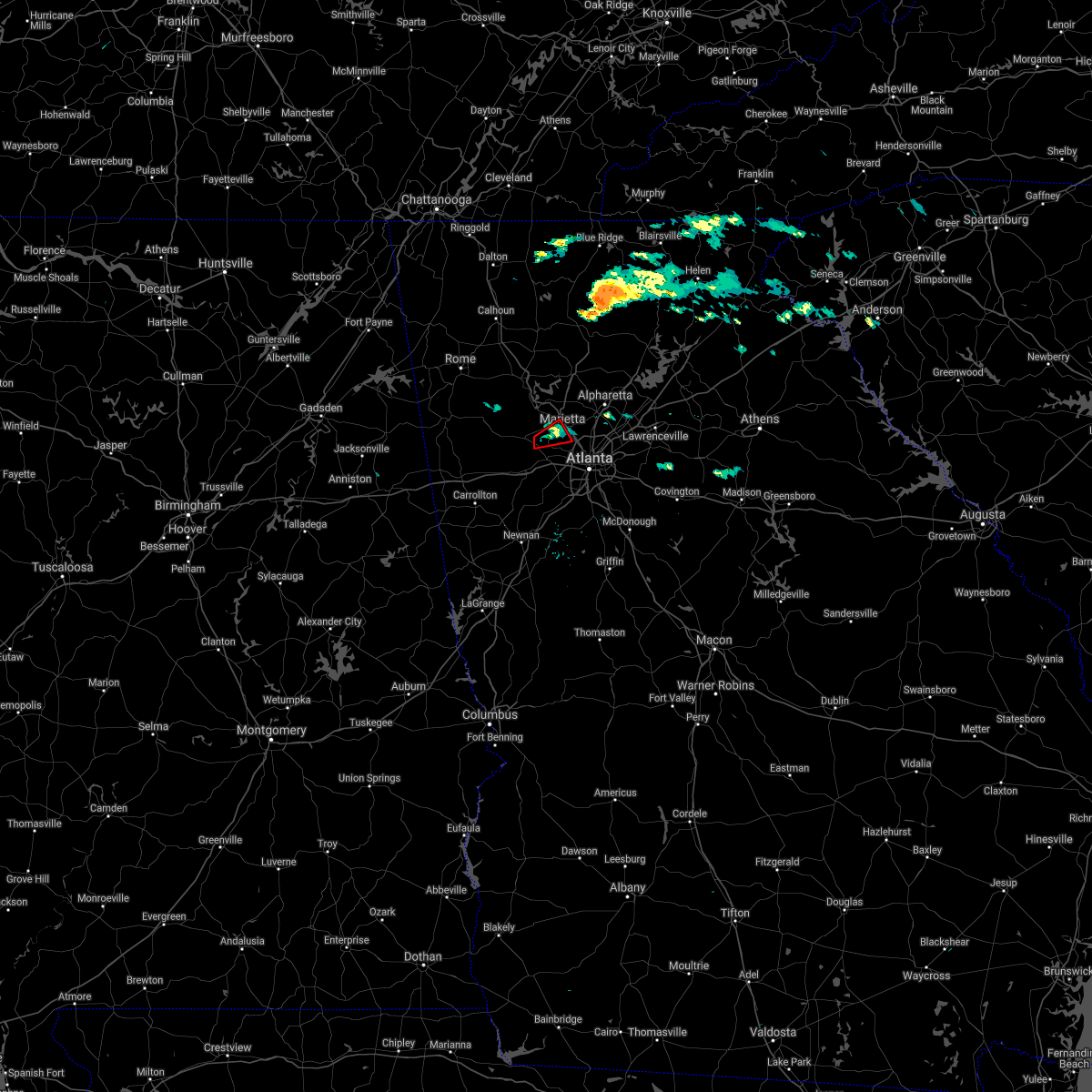 Interactive Hail Maps Hail Map for Kennesaw, GA