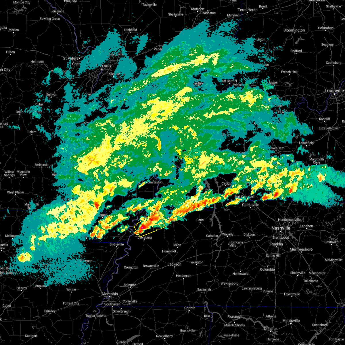 Interactive Hail Maps Hail Map for Trimble, TN