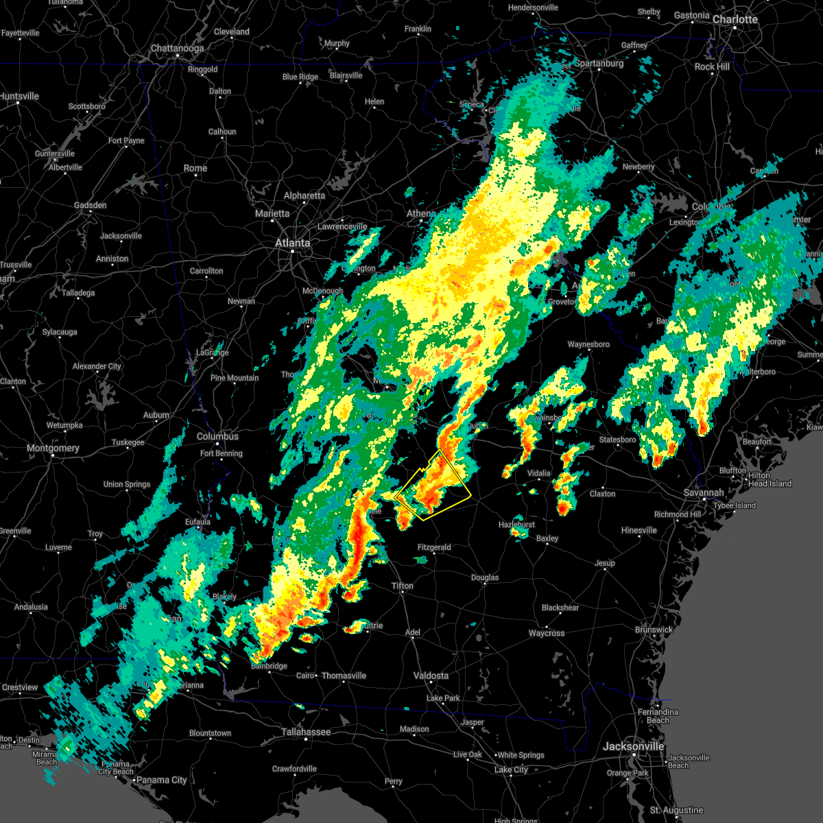 Interactive Hail Maps Hail Map for Chauncey, GA