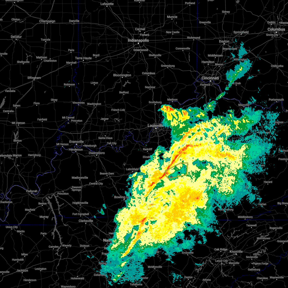 Interactive Hail Maps Hail Map for Campbellsville, KY