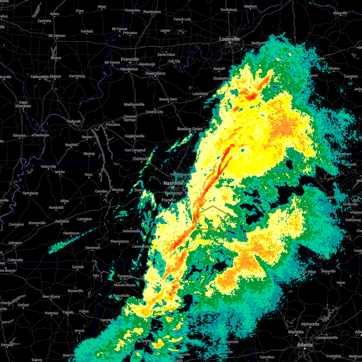 Interactive Hail Maps Hail Map for Bell Buckle, TN