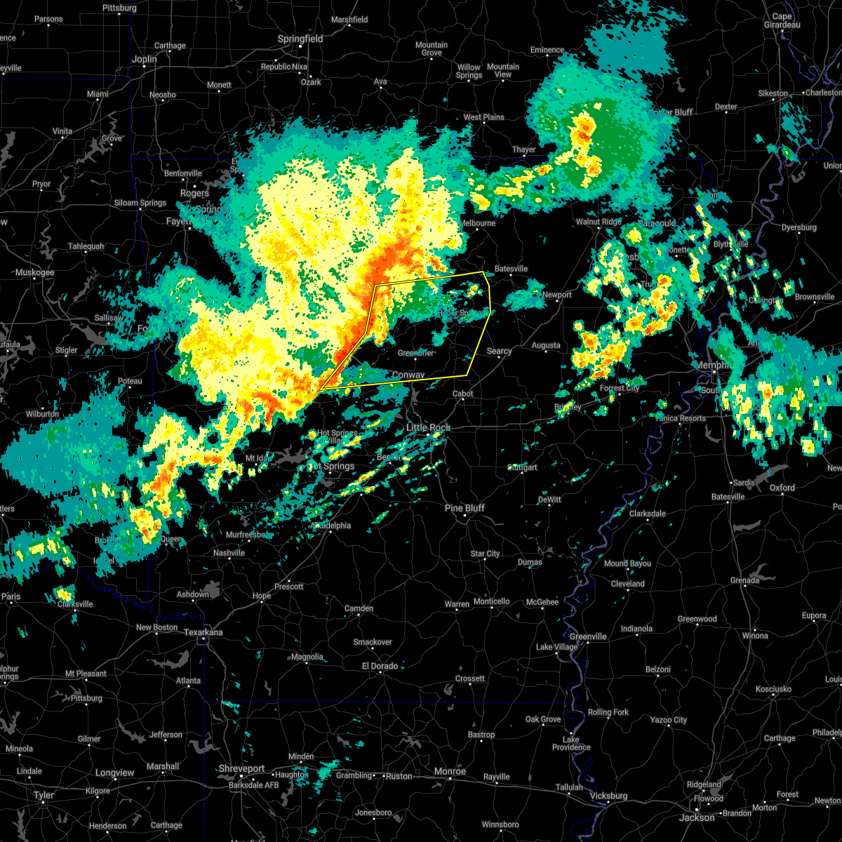 Interactive Hail Maps Hail Map for Rose Bud, AR