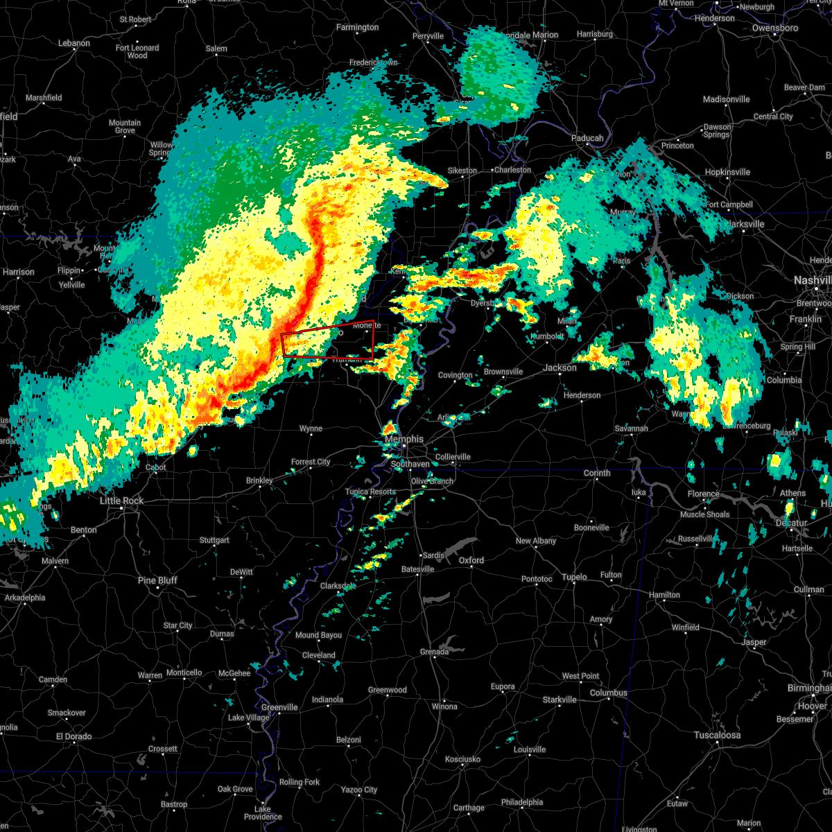 Interactive Hail Maps Hail Map for Brookland, AR