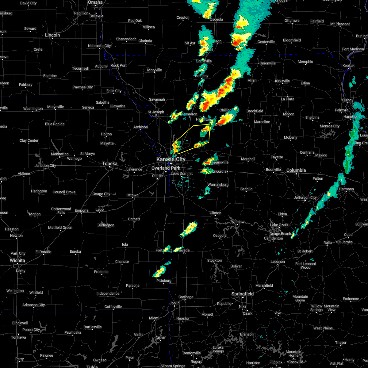 Interactive Hail Maps Hail Map for Kansas City, MO