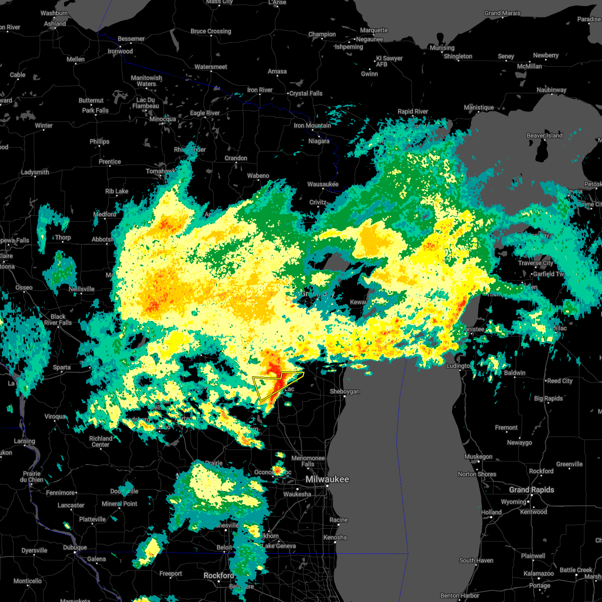 Interactive Hail Maps Hail Map for Fond du Lac, WI