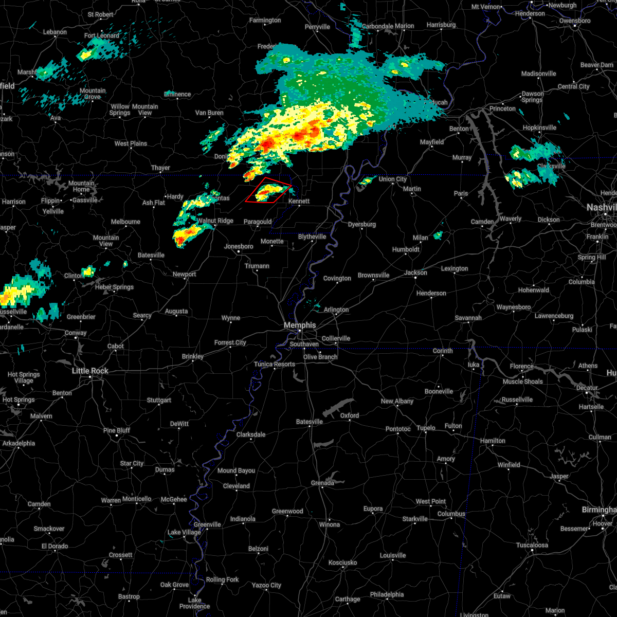 Interactive Hail Maps Hail Map for McDougal, AR