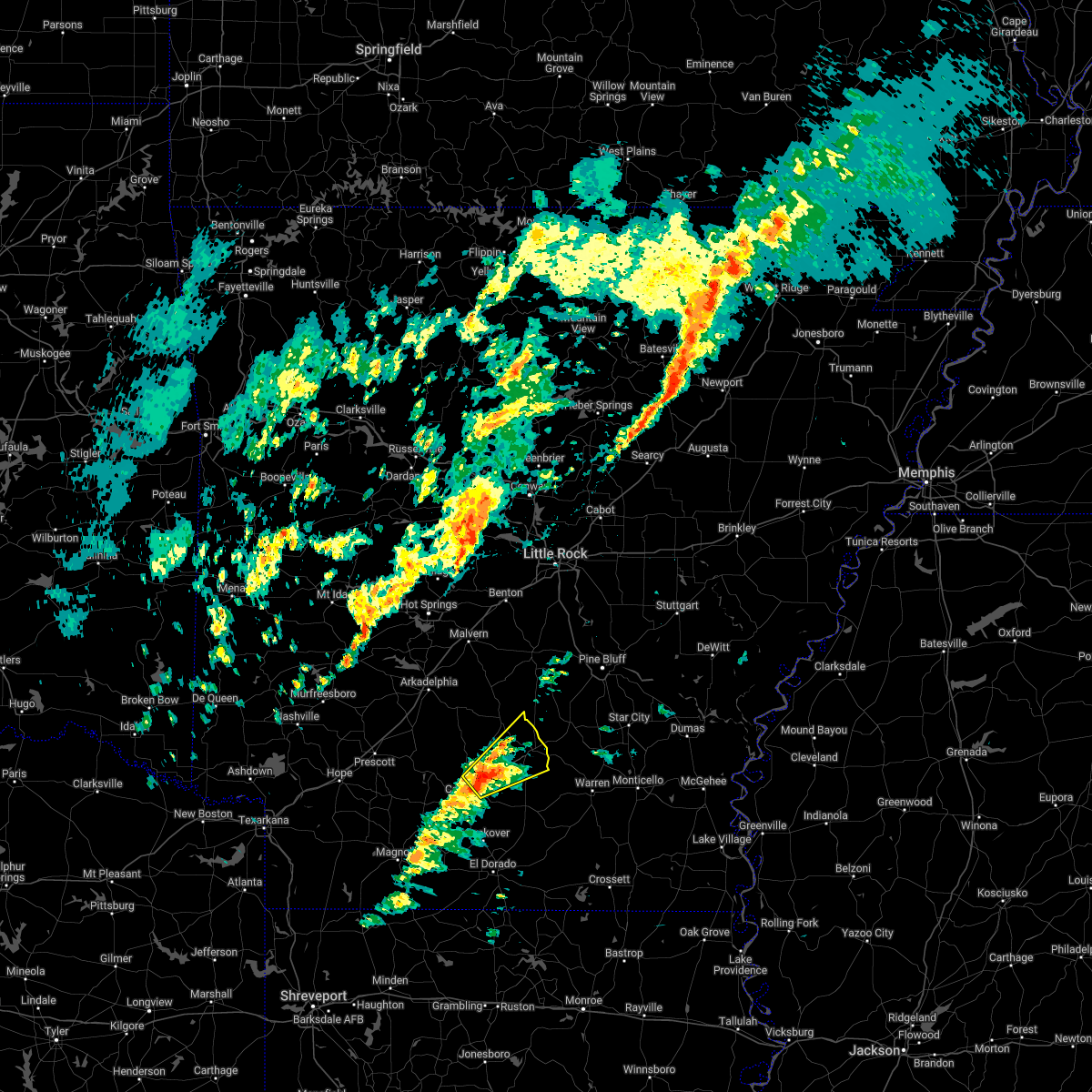 Interactive Hail Maps Hail Map for Bearden, AR