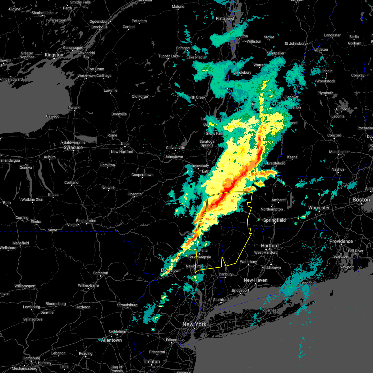 Interactive Hail Maps Hail Map for New Milford, CT
