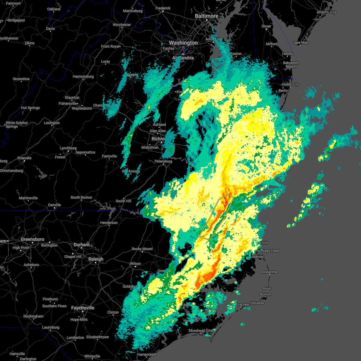Interactive Hail Maps Hail Map for Hertford, NC
