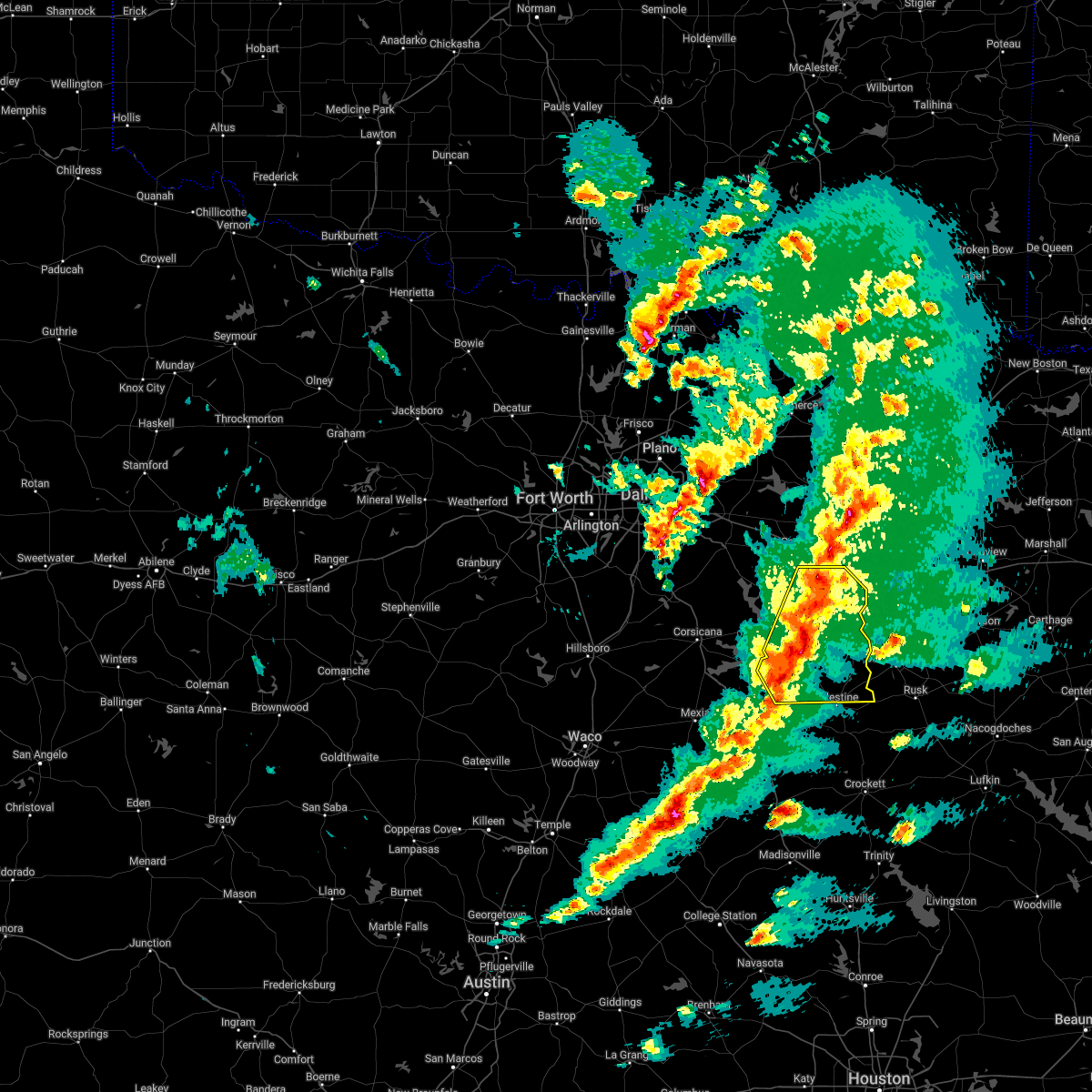 Interactive Hail Maps Hail Map for Malakoff, TX