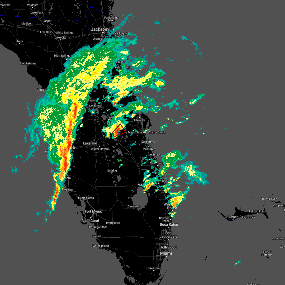 Hail Map for Kissimmee, FL Interactive Hail Maps