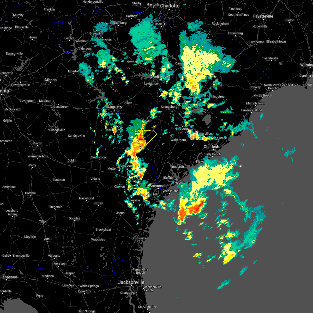 Interactive Hail Maps Hail Map for Ulmer, SC
