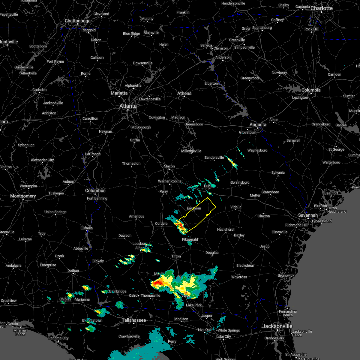 Interactive Hail Maps Hail Map for Chauncey, GA