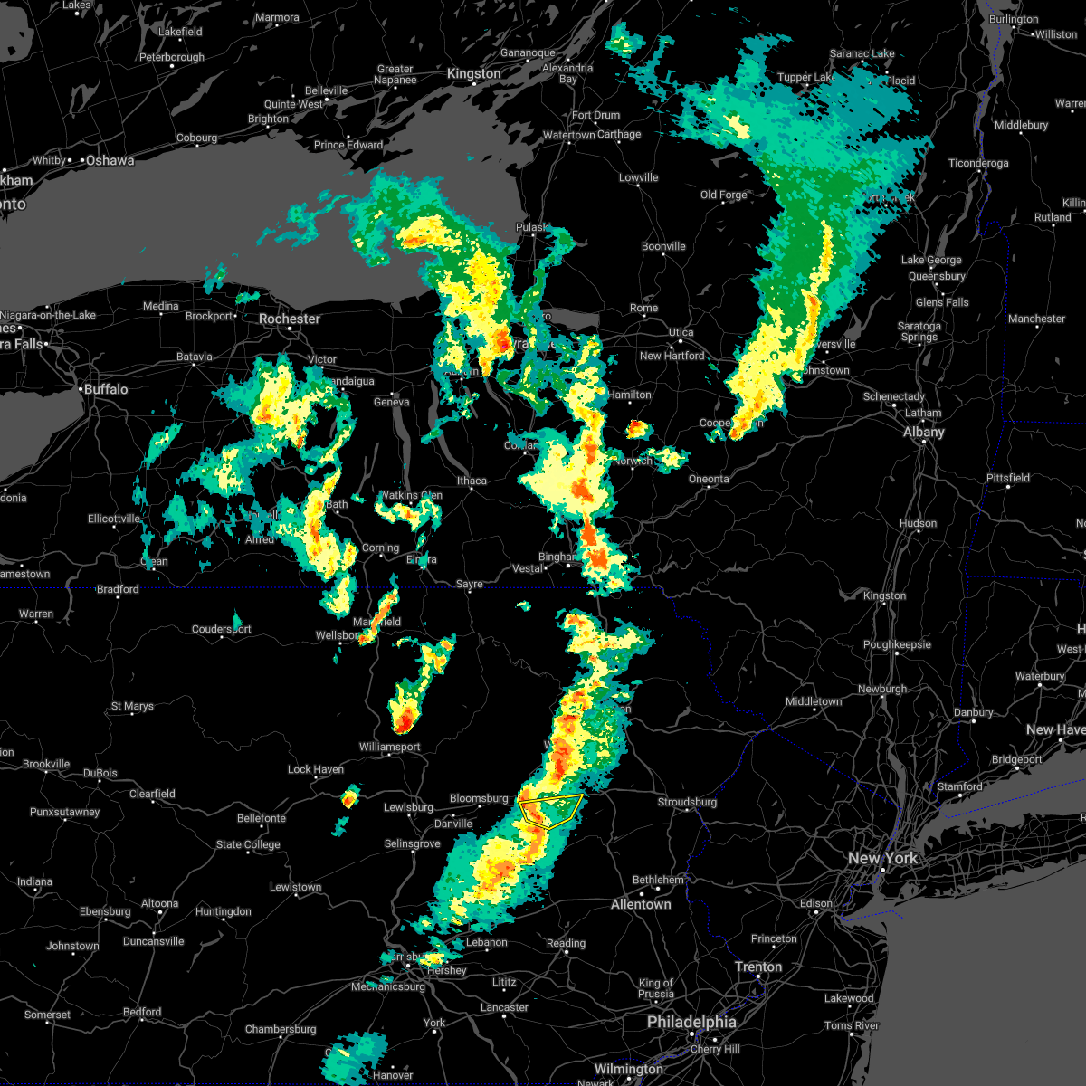 Interactive Hail Maps Hail Map for Pardeesville, PA