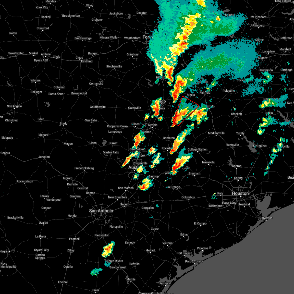 Interactive Hail Maps Hail Map for Kosse, TX
