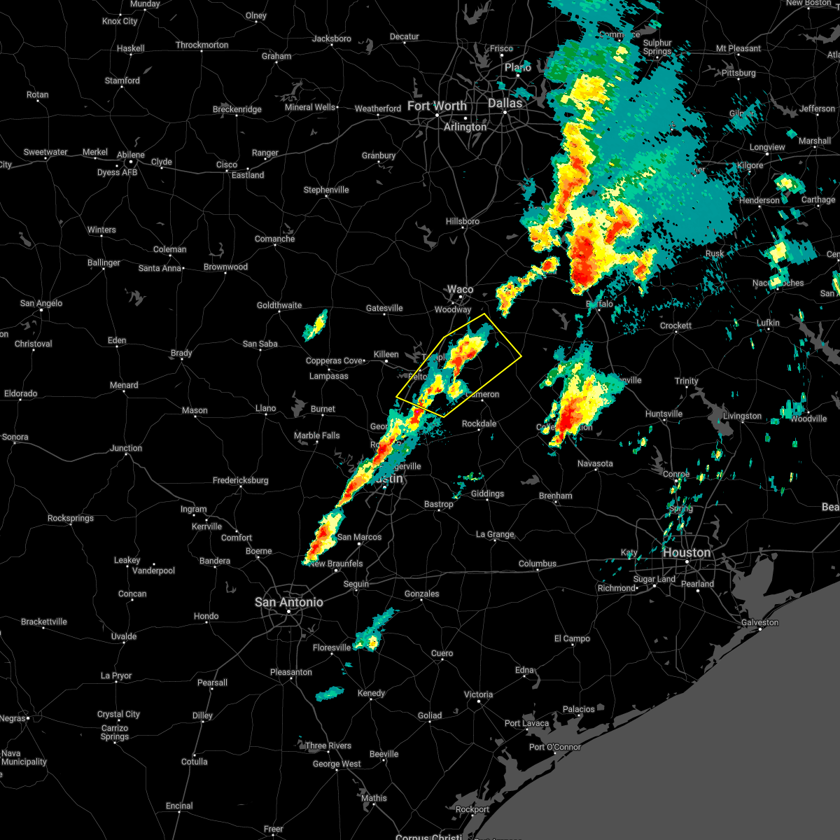 Interactive Hail Maps Hail Map for Salado, TX