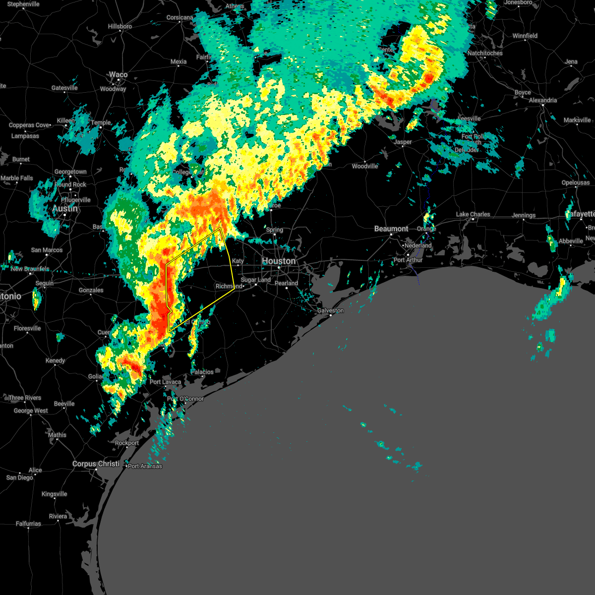 Interactive Hail Maps Hail Map for Bellville, TX