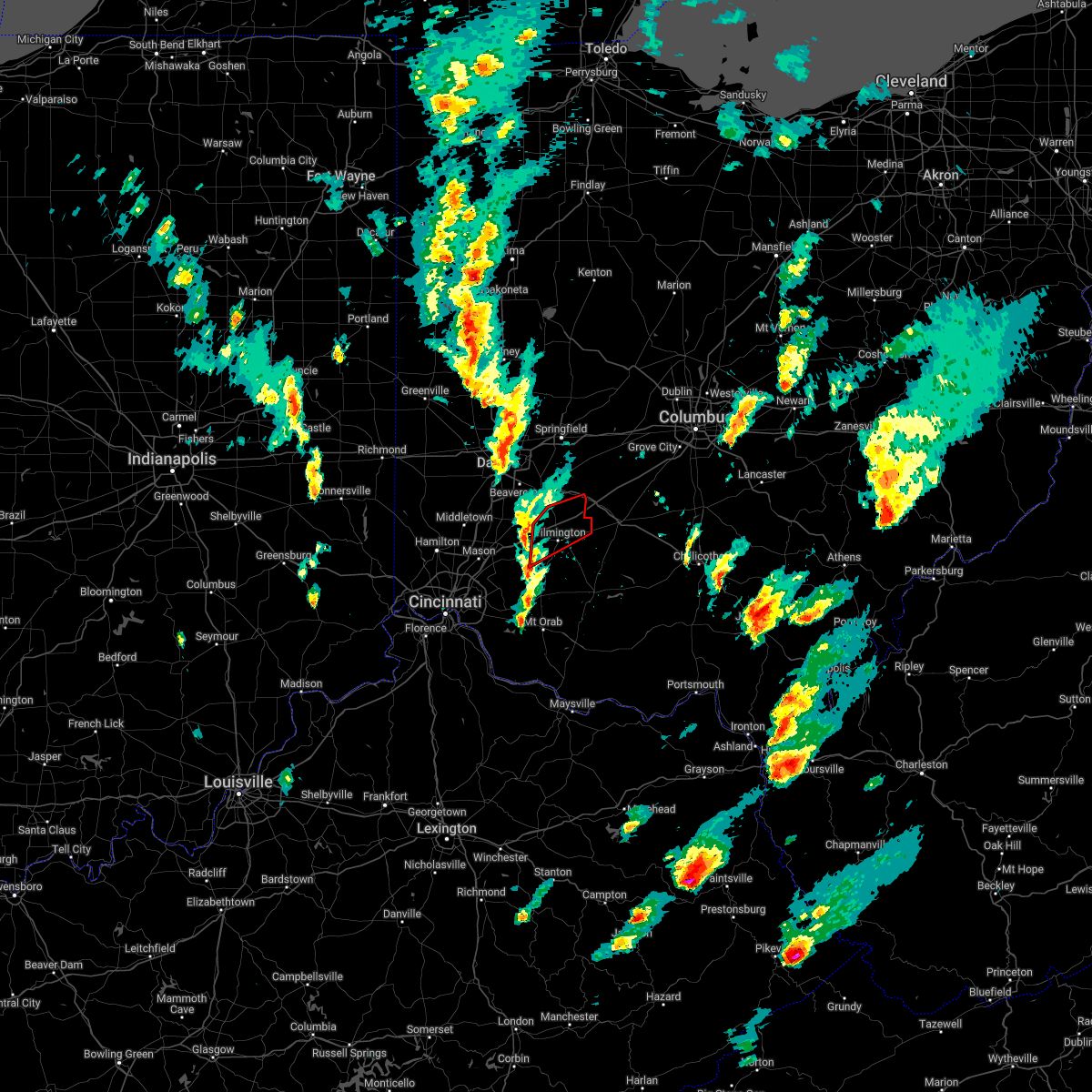 Interactive Hail Maps Hail Map for Sabina, OH