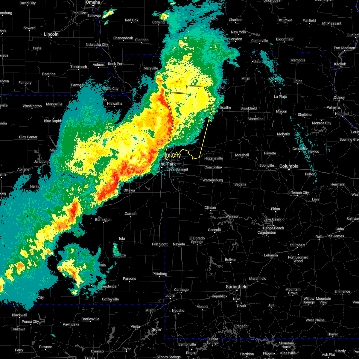Interactive Hail Maps Hail Map for Kansas City, MO