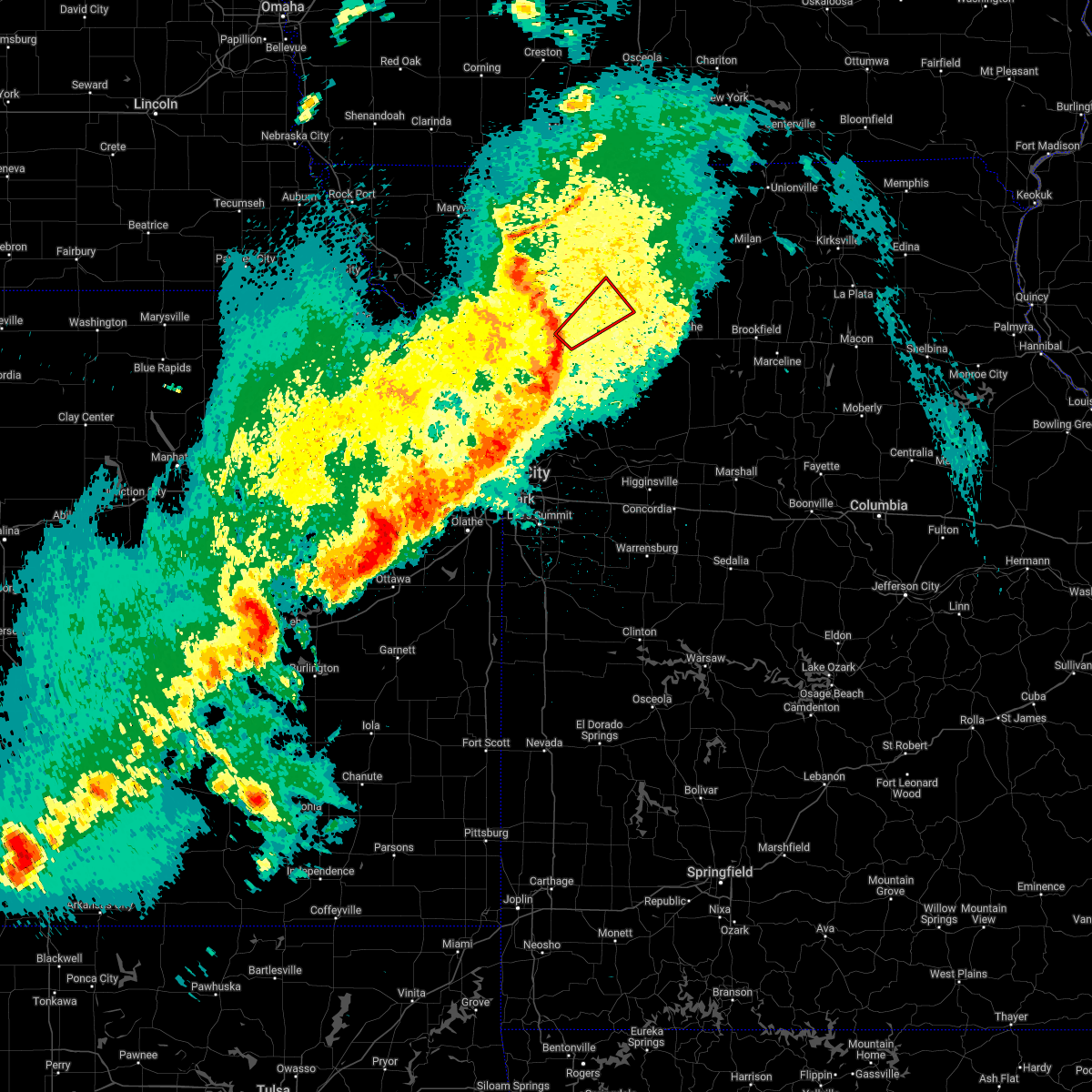 Interactive Hail Maps Hail Map for Gallatin, MO