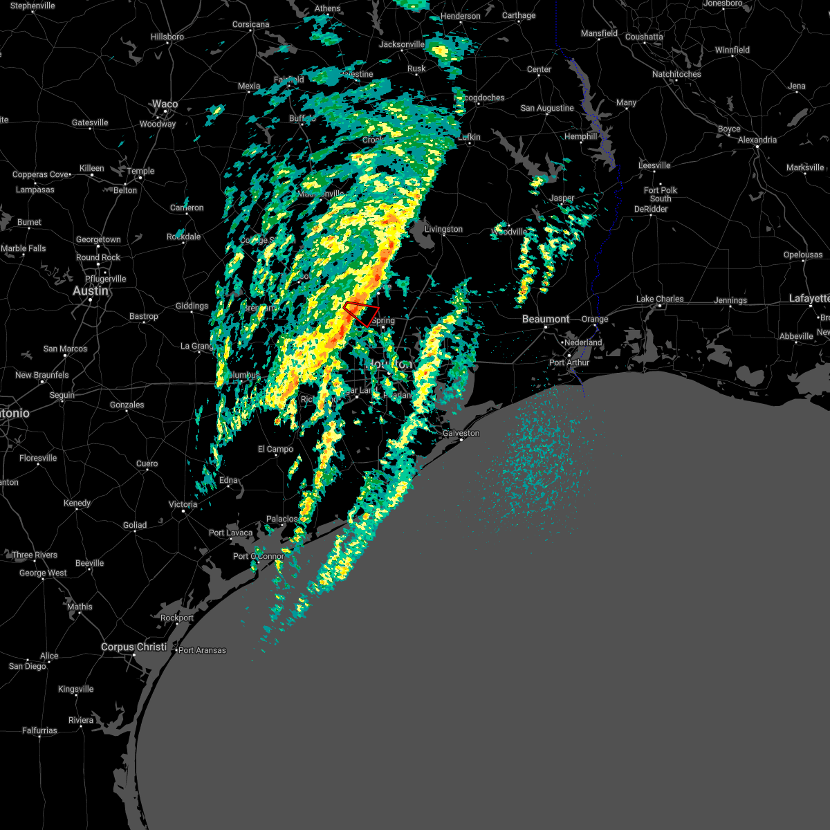 Interactive Hail Maps Hail Map for Magnolia, TX