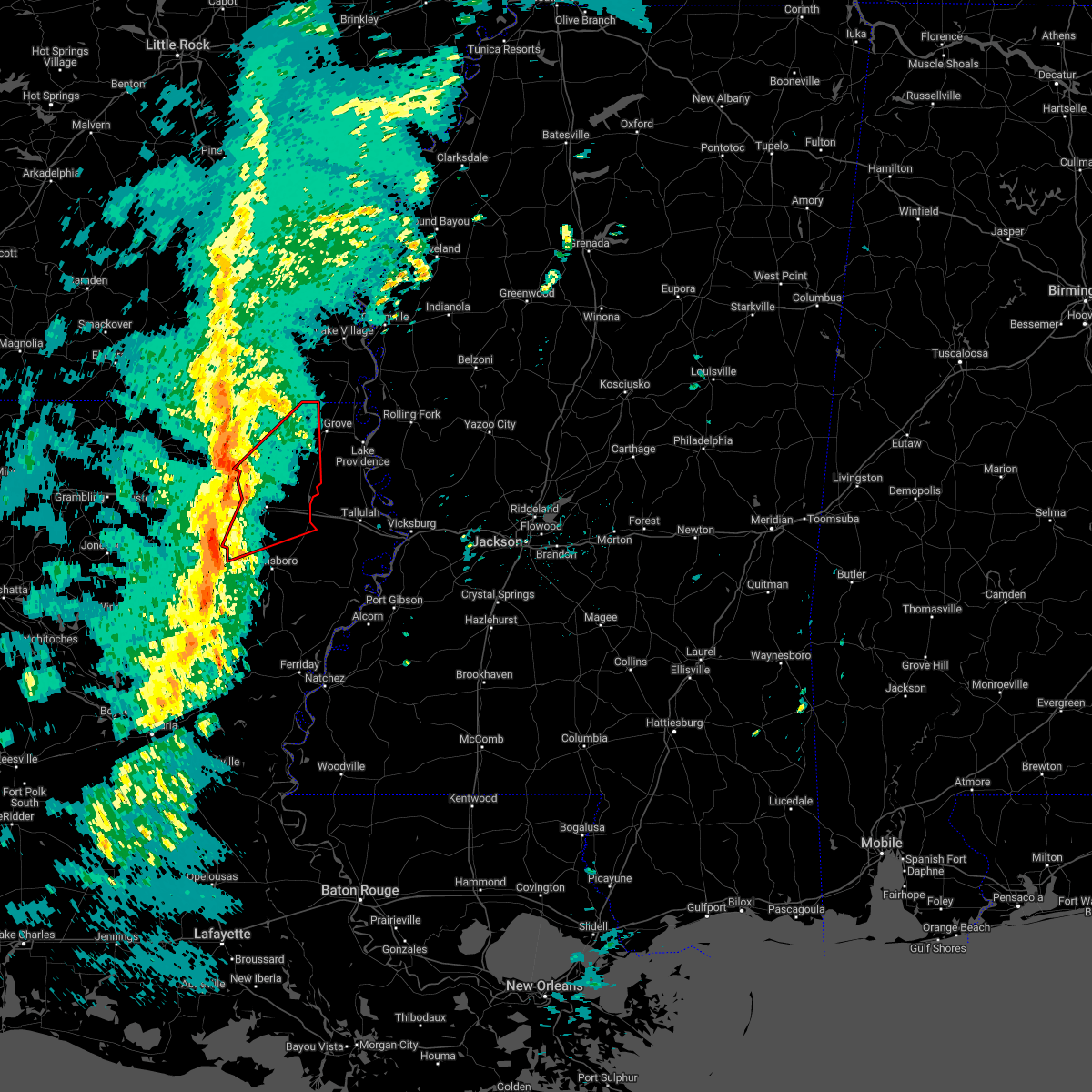 Interactive Hail Maps Hail Map for Mangham, LA