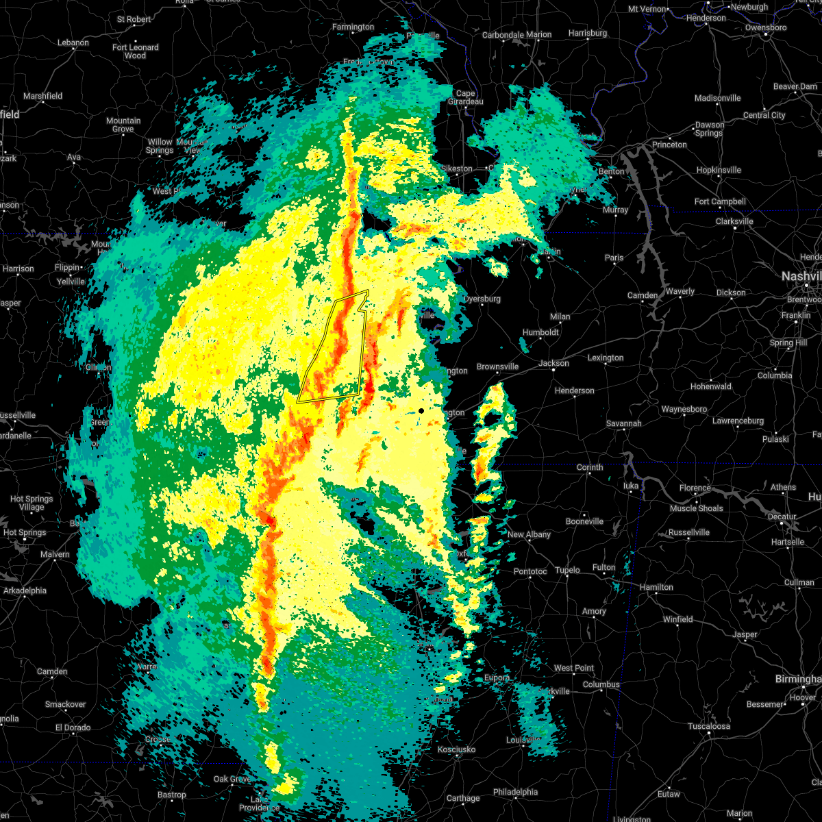 Interactive Hail Maps Hail Map for Brookland, AR