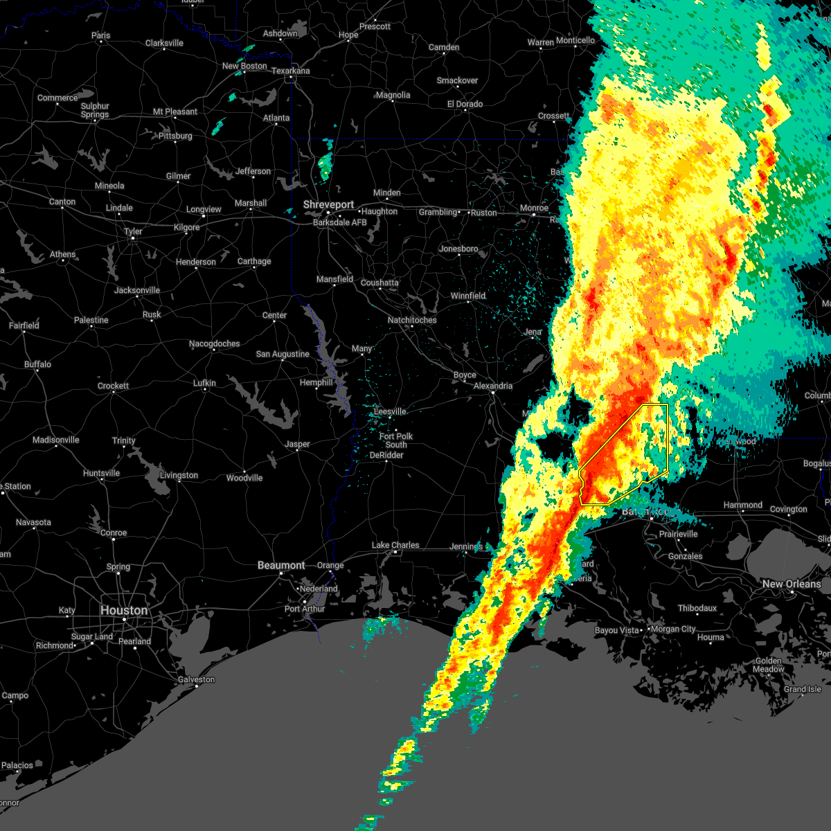 Interactive Hail Maps Hail Map for Livonia, LA