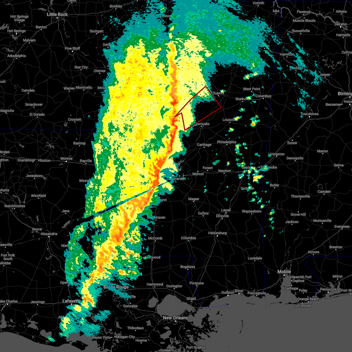 Interactive Hail Maps Hail Map for French Camp, MS