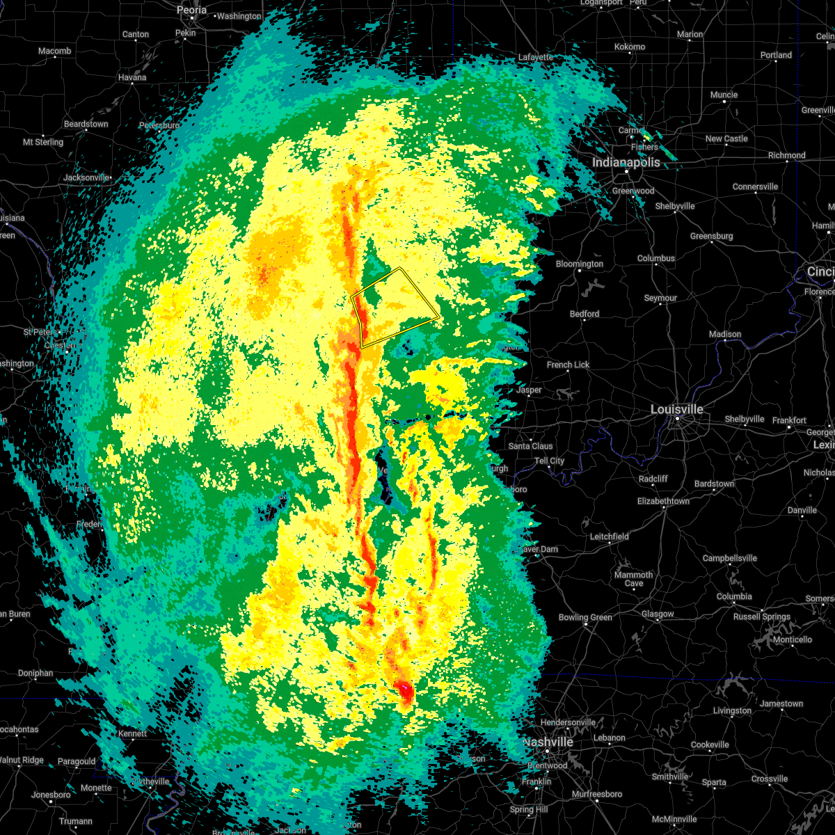 Interactive Hail Maps Hail Map for Yale, IL