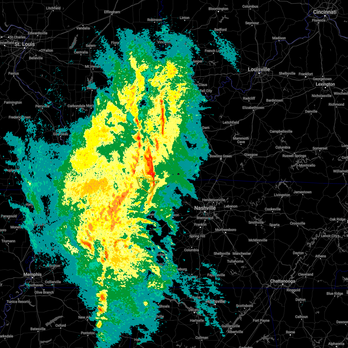 Interactive Hail Maps Hail Map for Dover, TN