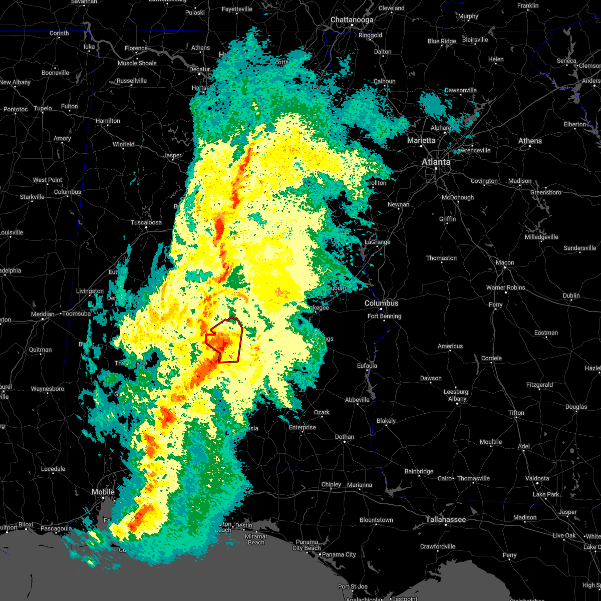 Interactive Hail Maps Hail Map for Hayneville, AL