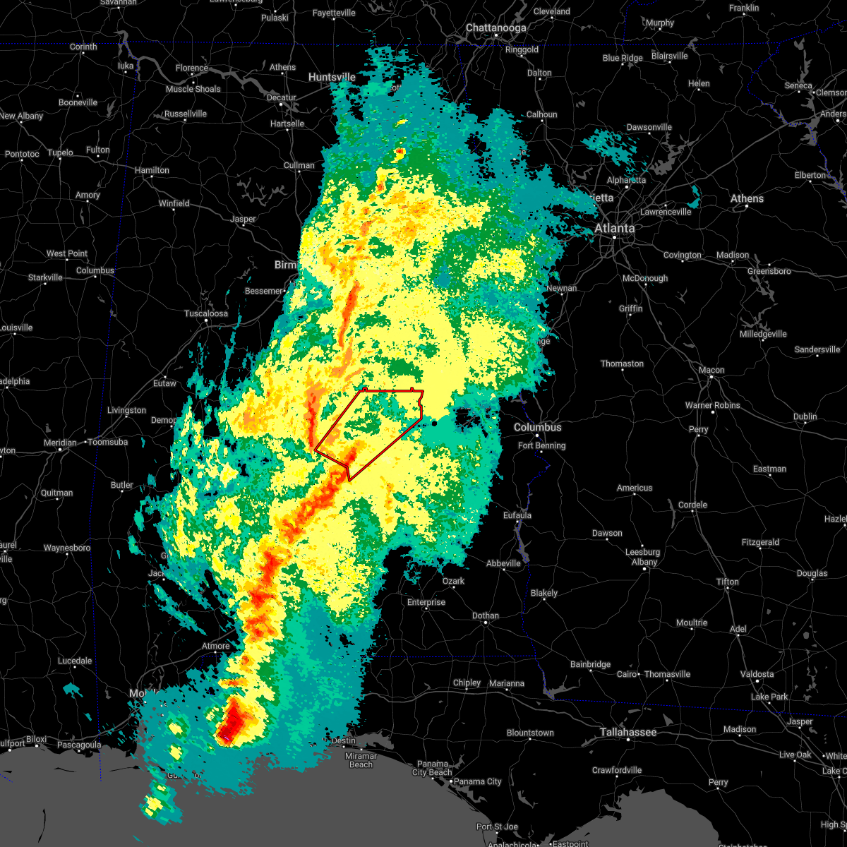 Interactive Hail Maps Hail Map for Autaugaville, AL