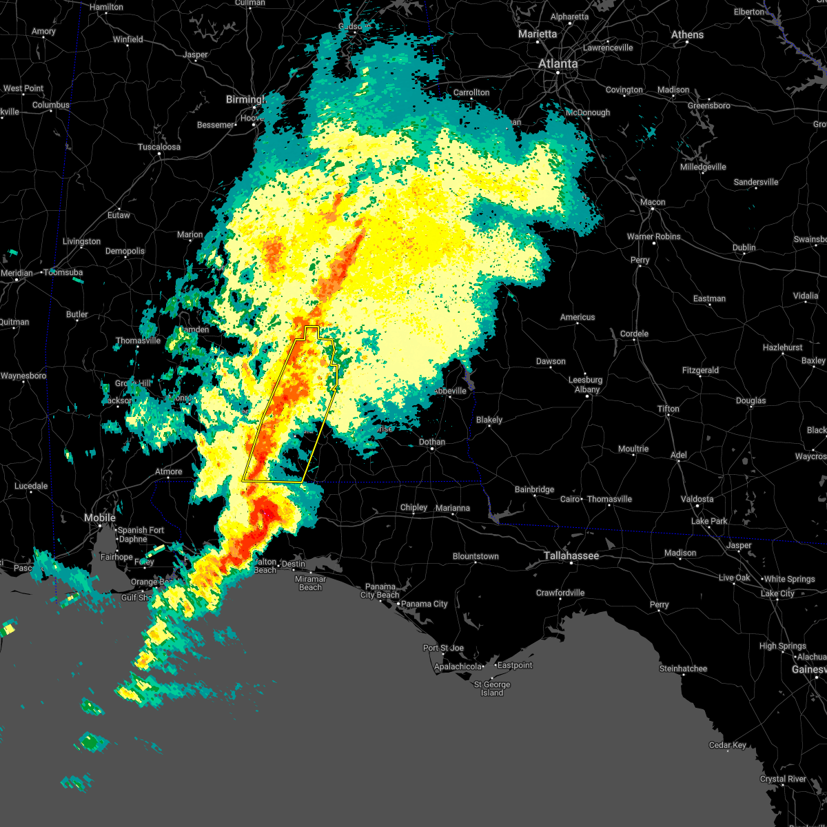 Interactive Hail Maps Hail Map for Glenwood, AL