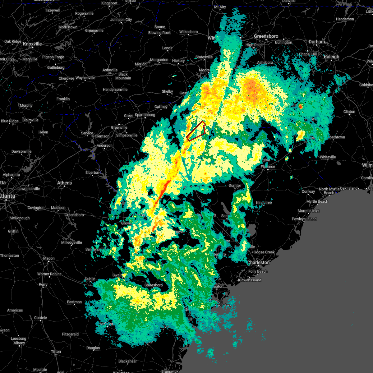 Interactive Hail Maps Hail Map for Richburg, SC