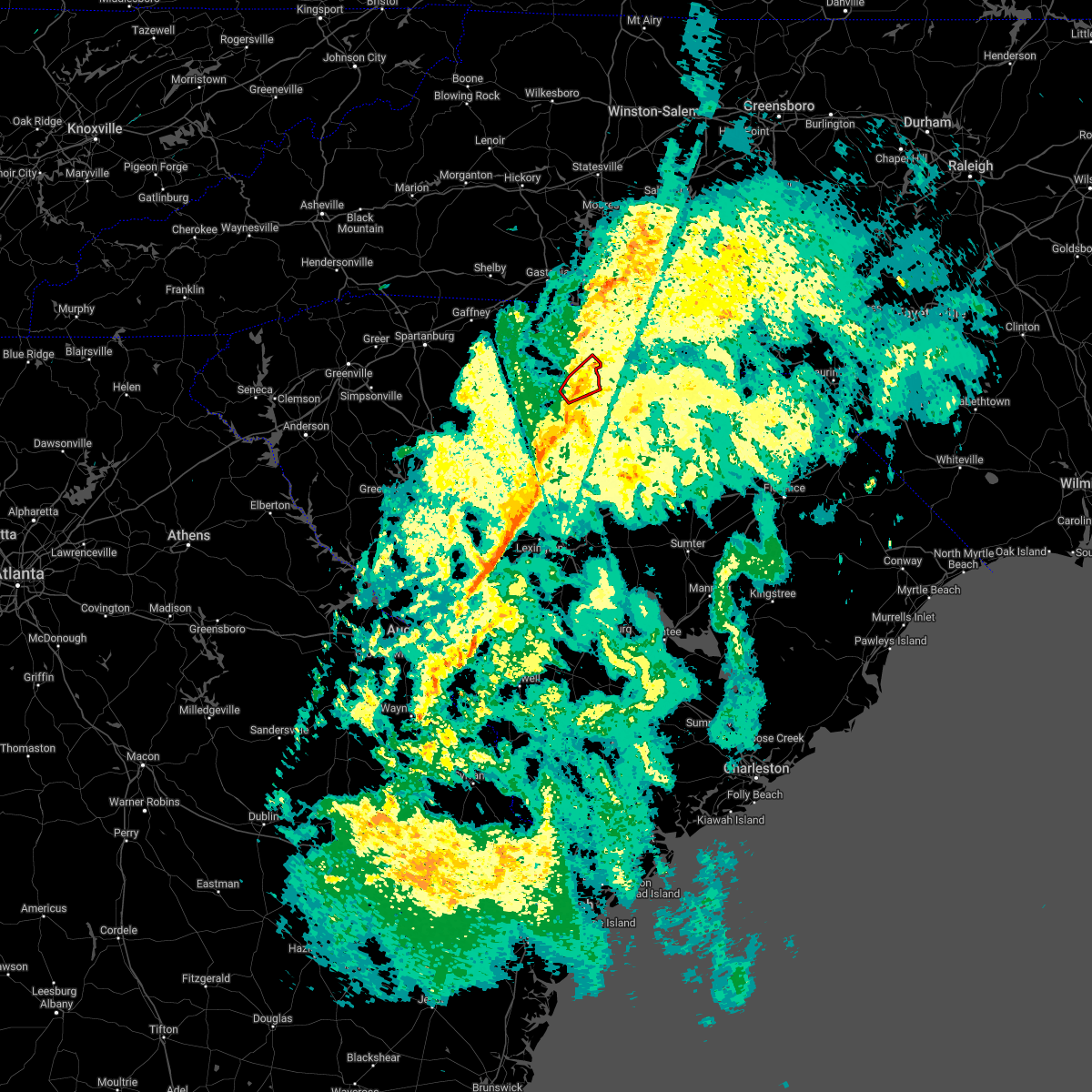 Interactive Hail Maps Hail Map for Richburg, SC