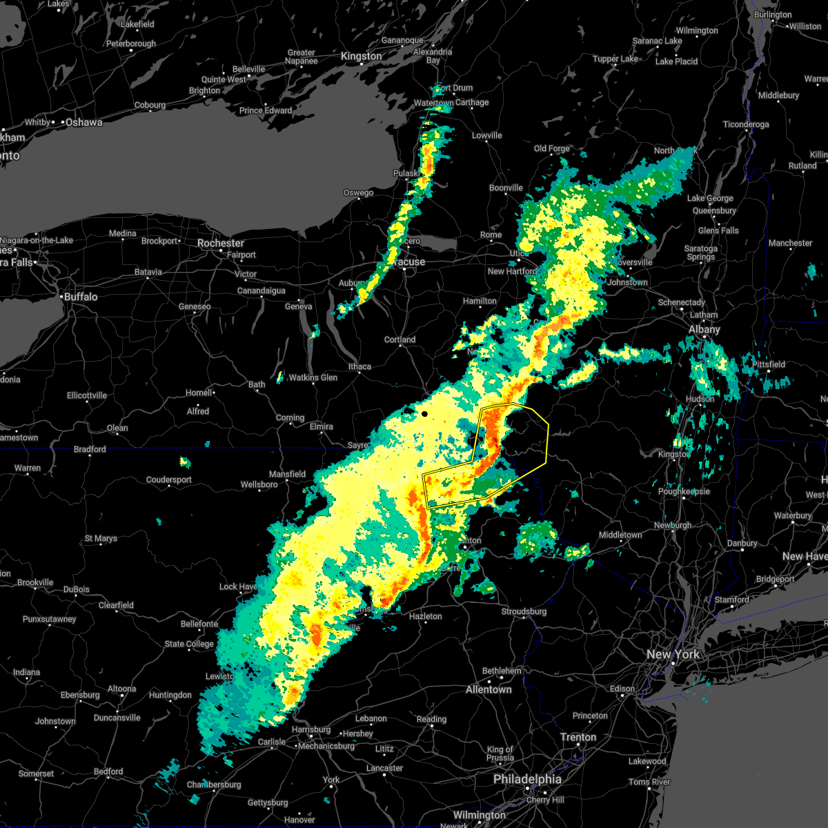 Interactive Hail Maps Hail Map for Montrose, PA