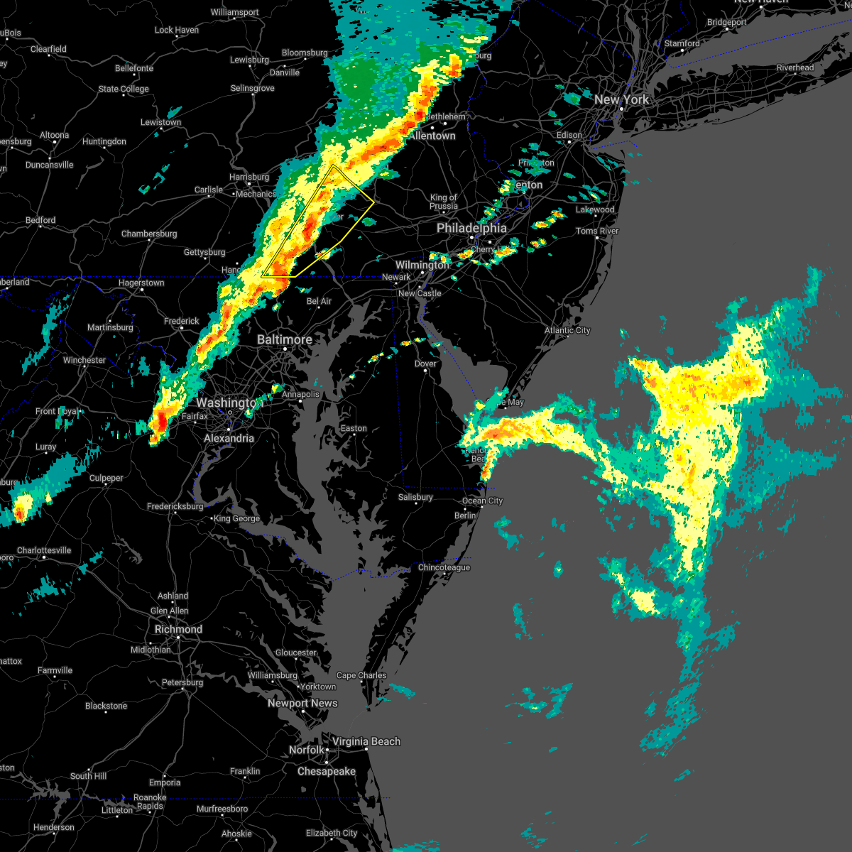 Interactive Hail Maps Hail Map for Lancaster, PA