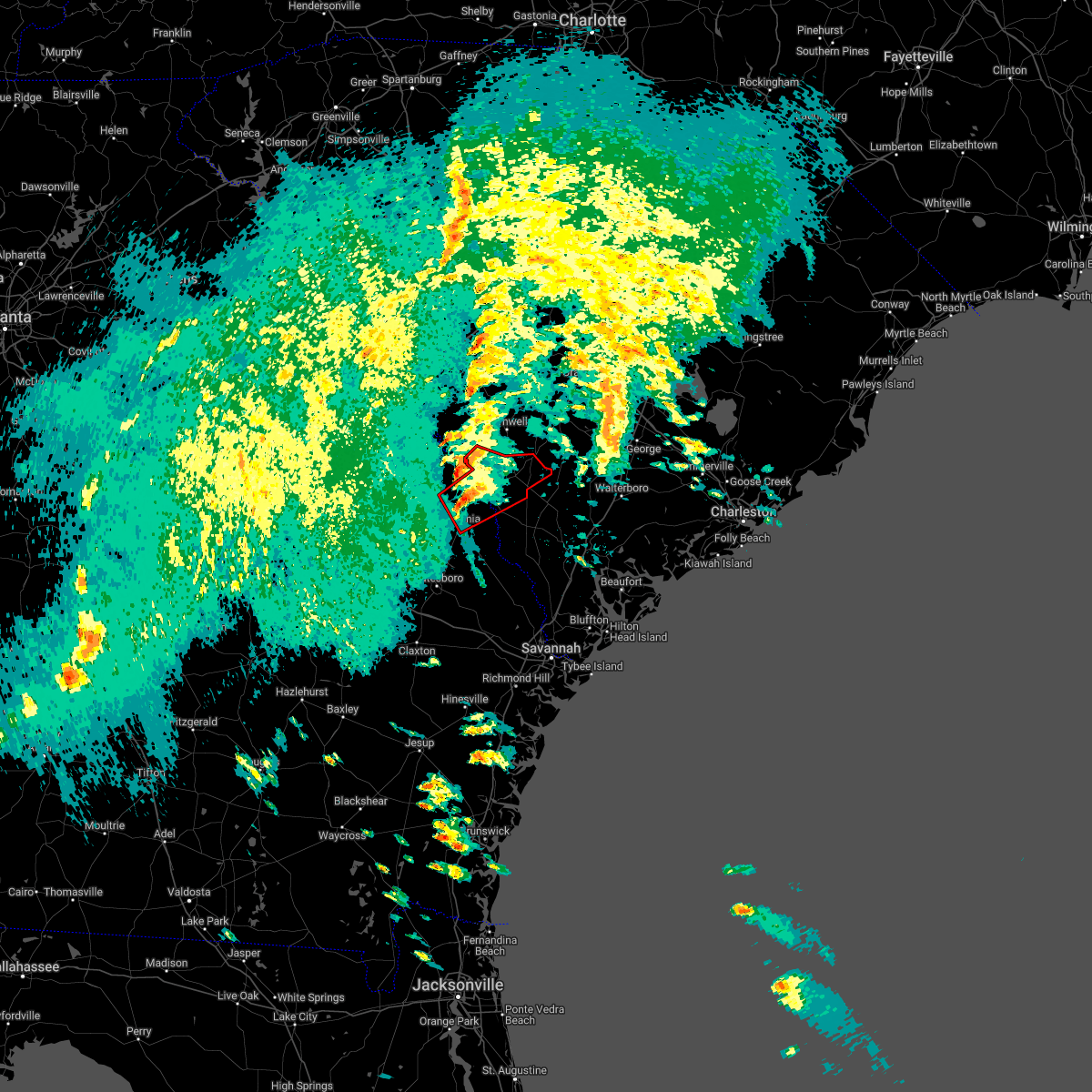 Interactive Hail Maps Hail Map for Sycamore, SC