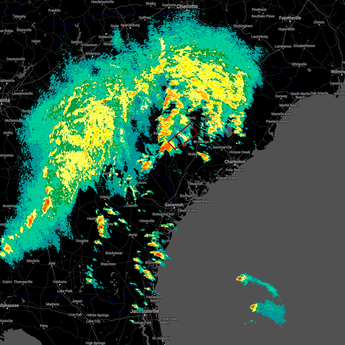 Interactive Hail Maps Hail Map for Ehrhardt, SC