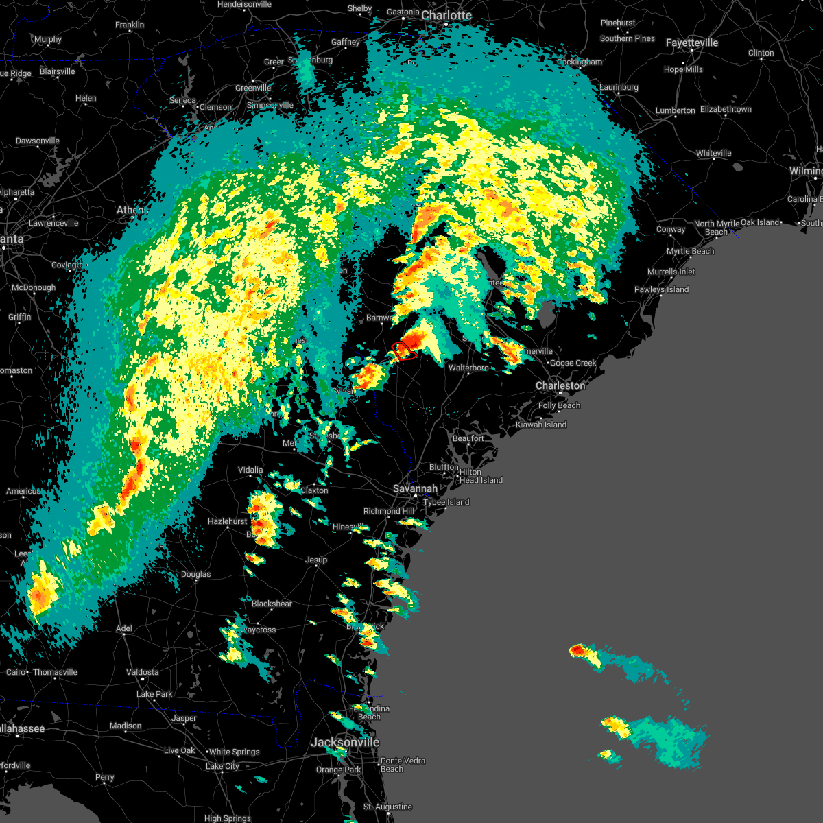 Interactive Hail Maps Hail Map for Sycamore, SC