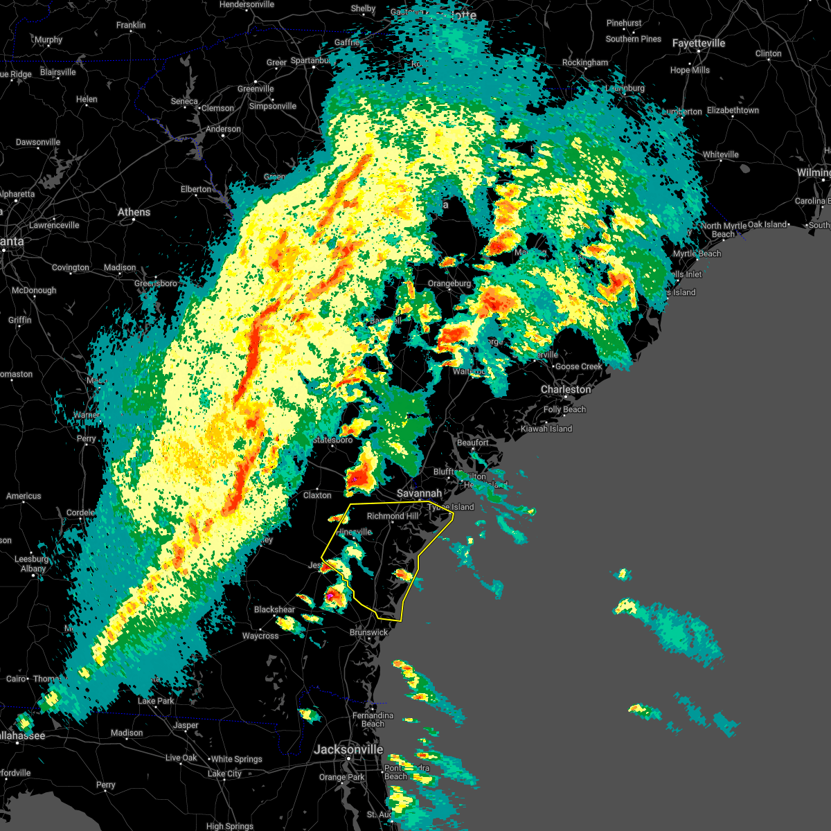 Interactive Hail Maps Hail Map for Ludowici, GA