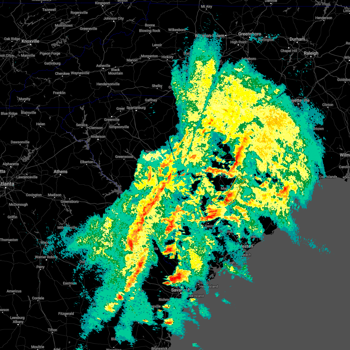 Interactive Hail Maps Hail Map for Turbeville, SC