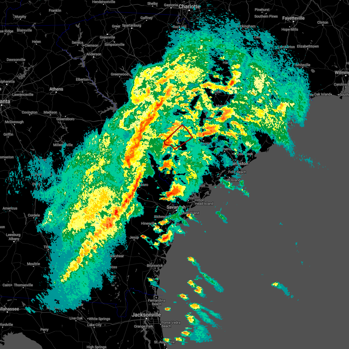 Interactive Hail Maps Hail Map for Denmark, SC