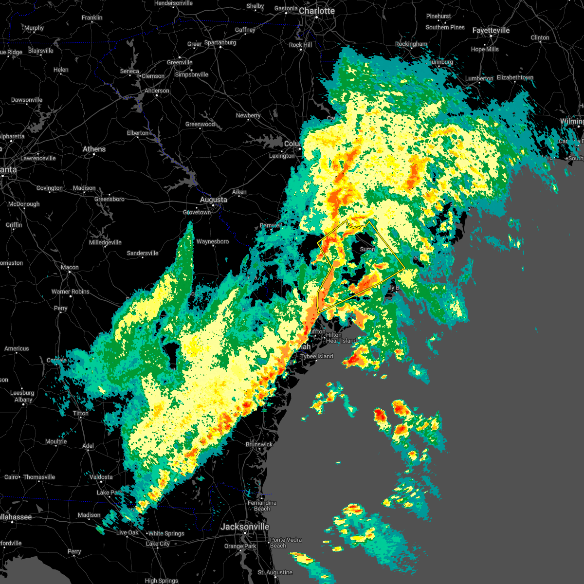 Interactive Hail Maps Hail Map for Harleyville, SC