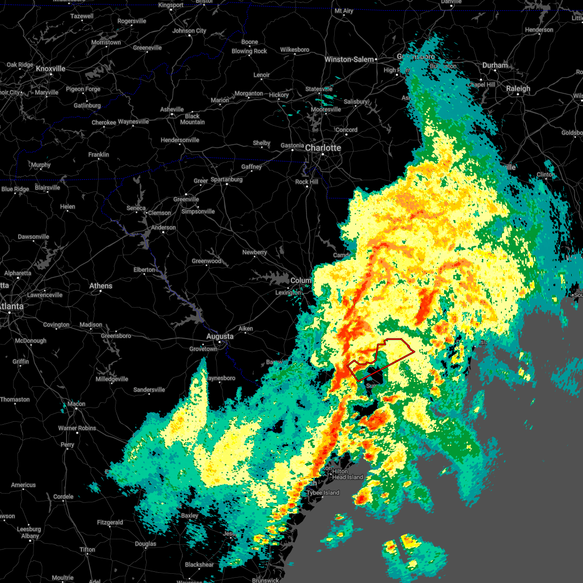 Interactive Hail Maps Hail Map for Harleyville, SC