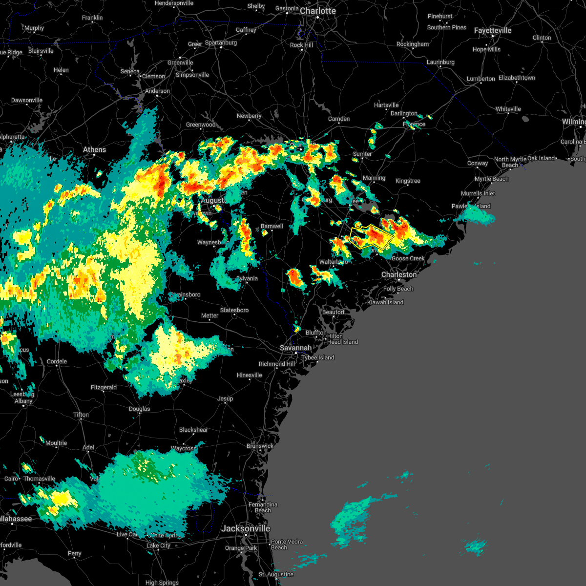 Interactive Hail Maps Hail Map for Harleyville, SC